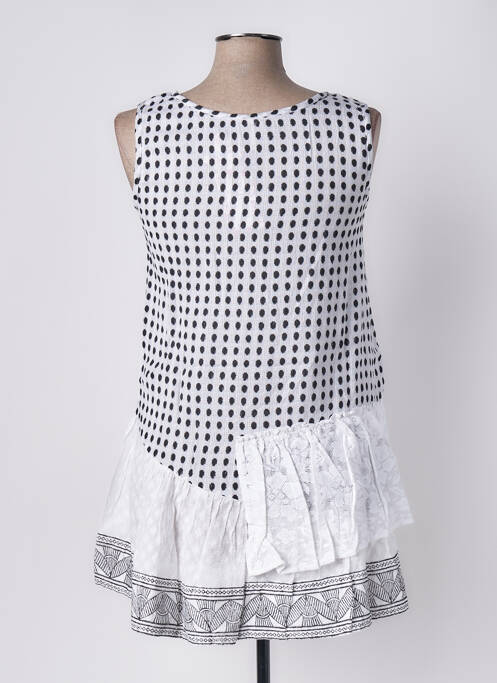 Tunică fără mâneci alb RHUM RAISIN femeie