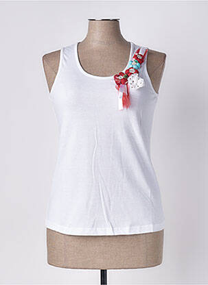 Top alb RHUM RAISIN femeie