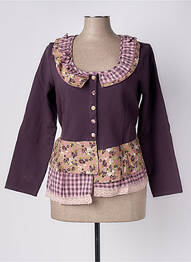 Jachete casual croială cambrată violet RHUM RAISIN femme