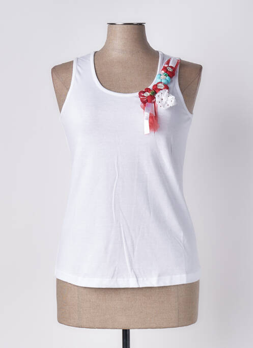 Top alb RHUM RAISIN femeie