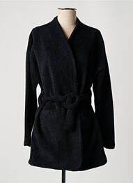 Vestă cu mâneci lungi tricot tricot pufos negru LES ACOLYTES femme