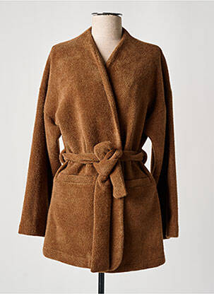 Vestă cu mâneci lungi maro LES ACOLYTES femeie