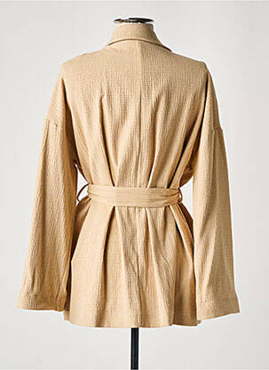 Jachete casual guler tip costum bej STUDIO PARISIEN femeie