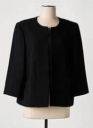 Jachete elegante țesătură crep negru QUEENIE femme
