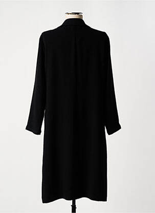 Rochie midi țesătură crep mâneci lungi negru GERARD DAREL femeie
