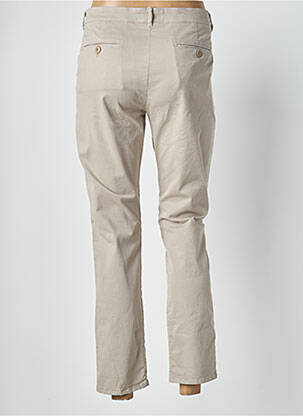 Pantalon chino țesătură poplin mărime normală gri WEEKEND MAXMARA femeie