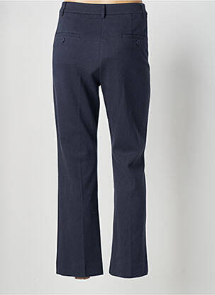 Pantalon drept talie cu cleme mărime normală albastru WEEKEND MAXMARA femeie