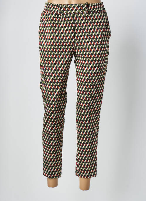 Pantalon 7/8 verde JANIS & JOHN femeie