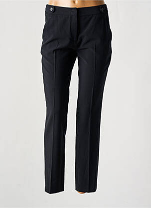 Pantalon chino închidere cu fermoar sub clapetă cu nasturi talie înaltă albastru GERARD DAREL femeie