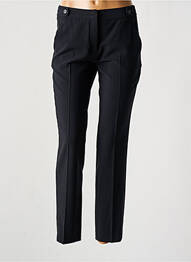 Pantalon chino închidere cu fermoar sub clapetă cu nasturi talie înaltă albastru GERARD DAREL femme
