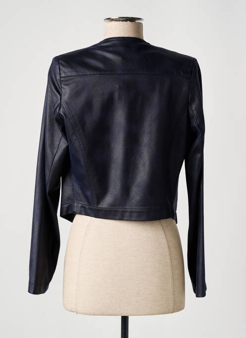 Geci din piele ecologică albastru MISS TIC femeie