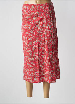 Fustă lungă roșu C'EST BEAU LA VIE femeie