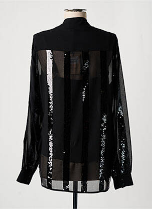 Cămașă țesătură crep mâneci lungi negru TWINSET femeie