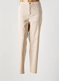 Pantalon slim țesătură poplin mărime normală roz PURE BY LUCIA femeie