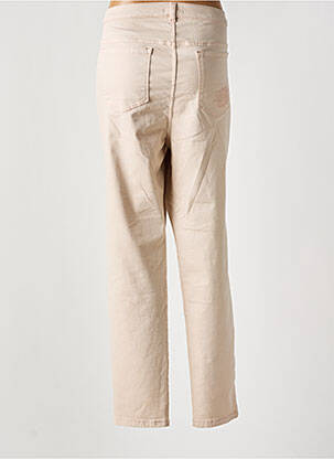 Pantalon slim țesătură poplin mărime normală roz PURE BY LUCIA femeie