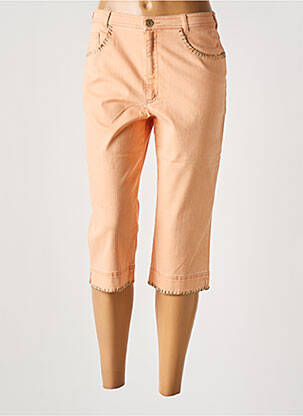 Pantalon trei sferturi portocaliu LUCIA femeie