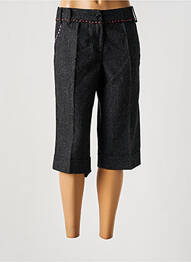 Pantalon trei sferturi croială dreaptă mărime normală negru FUEGO WOMAN femme