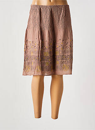 Fustă midi maro NOA NOA femeie