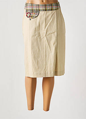 Fustă midi bej GAËLLE BARRE femeie