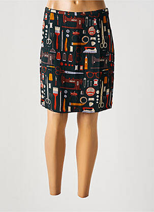 Fustă scurtă închidere cu fermoar lateral negru NICE THINGS femme