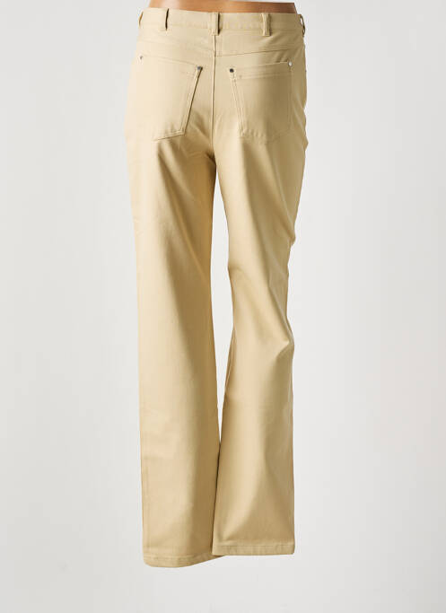 Pantalon drept bej LUCIA femeie