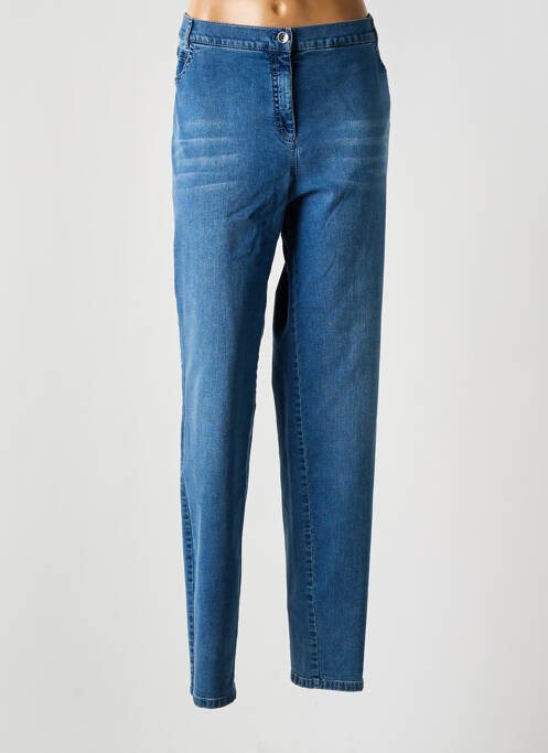Blugi cu croială slim albastru LUCIA femeie