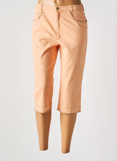 Pantalon trei sferturi portocaliu LUCIA femeie