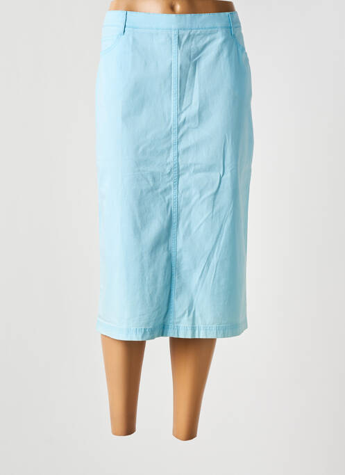 Fustă midi albastru LUCIA femeie