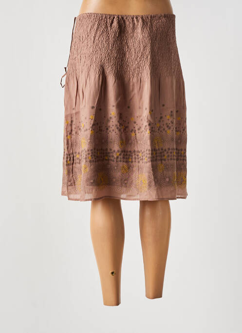 Fustă midi maro NOA NOA femeie