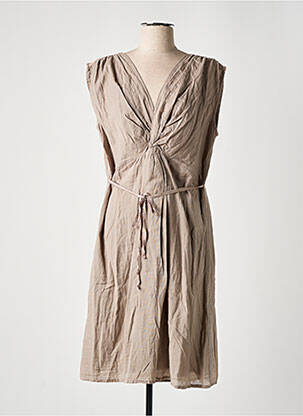 Rochie midi bej NOA NOA femeie