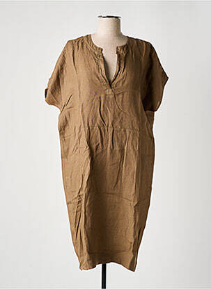 Rochie midi maro BY BAR femeie