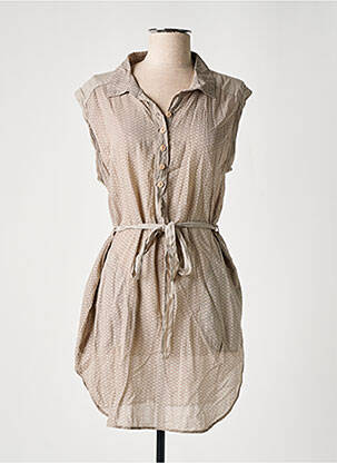 Tunică fără mâneci bej MARIONA GEN femeie