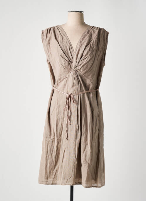 Rochie midi bej NOA NOA femeie