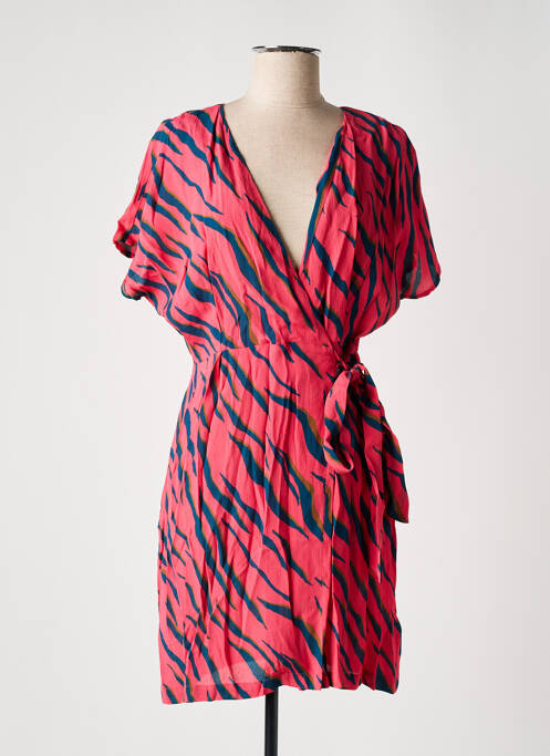 Rochie scurtă roz NICE THINGS femeie