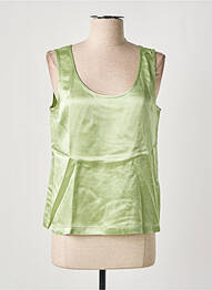 Top croială fluidă fără mâneci verde NICE THINGS femeie