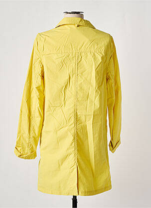 Trench țesătură poplin fără glugă galben NICE THINGS femeie