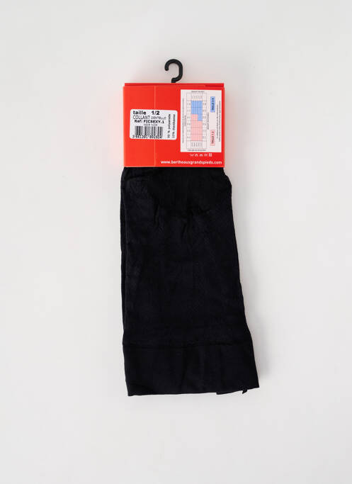 Colanți negru BERTHE AUX GRANDS PIEDS femeie