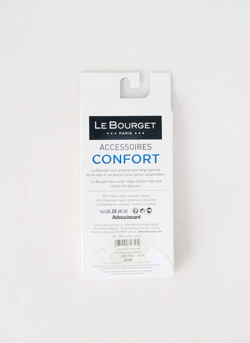 Șosete negru LE BOURGET femeie