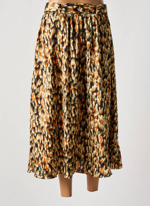 Fustă lungă bej CERISE BLUE femeie