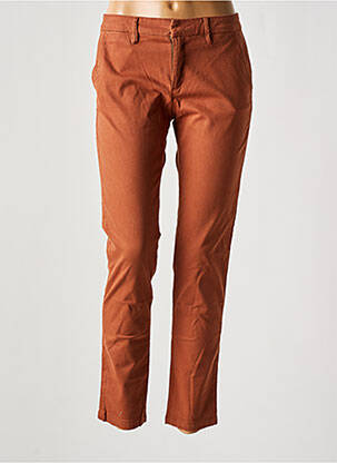 Pantalon chino talie joasă talie joasă portocalie REIKO femeie