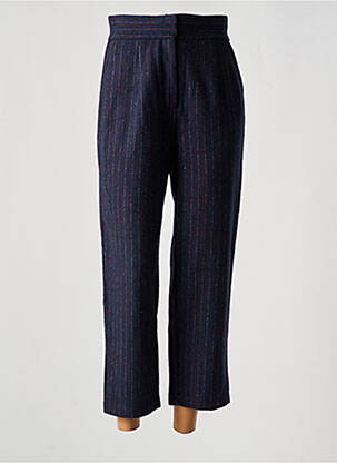 Pantalon 7/8 talie înaltă talie înaltă albastru SEE U SOON femeie