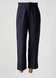 Pantalon 7/8 talie înaltă talie înaltă albastru SEE U SOON femeie