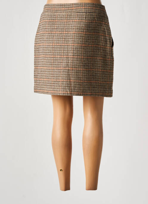 Fustă scurtă bej SUNCOO femeie