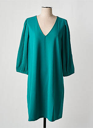 Rochie midi mâneci 3/4 mâneci 3/4 verde VERO MODA femeie