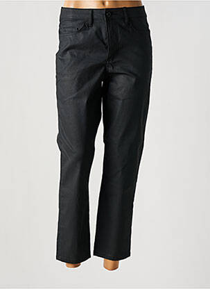 Pantalon drept elasticitate talie înaltă negru ICHI femeie