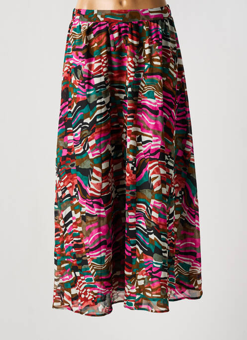 Fustă lungă roz VERO MODA femeie