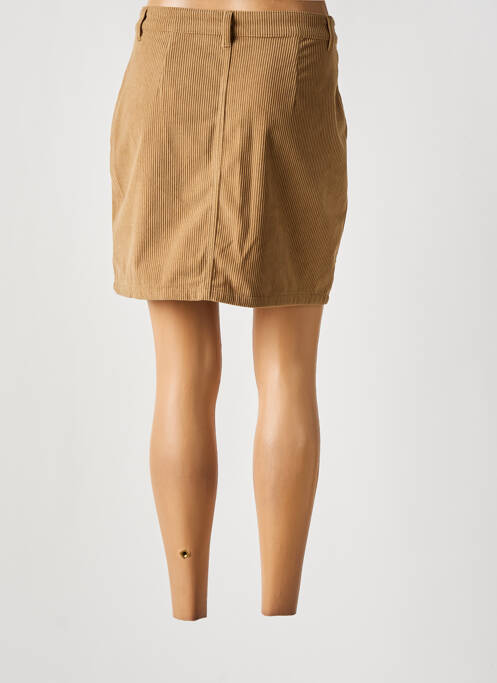 Fustă scurtă bej închis VERO MODA femeie