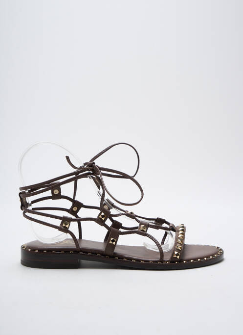 Sandale/Pantofi decupați maro ASH femeie