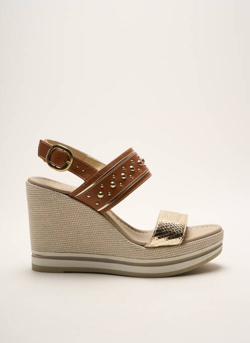 Sandale/Pantofi decupați maro NERO GIARDINI femeie