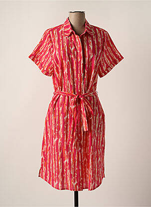 Rochie midi roz ÉTYMOLOGIE femeie